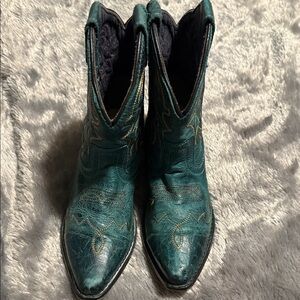 Kids Teal Cowboy Boots